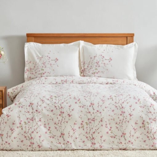 Karaca Home Annata 100% Cotton Double Duvet Cover Set [Salmon], 200.20.01.0472
