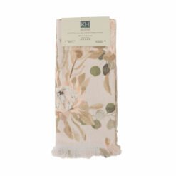 Karaca Home Garden 100% Cotton Kitchen Towel 2-Pack 60x40cm [Beige], 200.21.01.0522