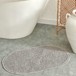 Karaca Home Vista Oval Doormat 90x60cm [Grey], 200.22.02.0014