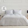 Karaca Home Josef Satin Double Duvet Cover Set Striped [Grey], 200.22.05.0132