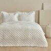 Karaca Home Viona Double Bedspread Set Ecru, 200.22.11.0395