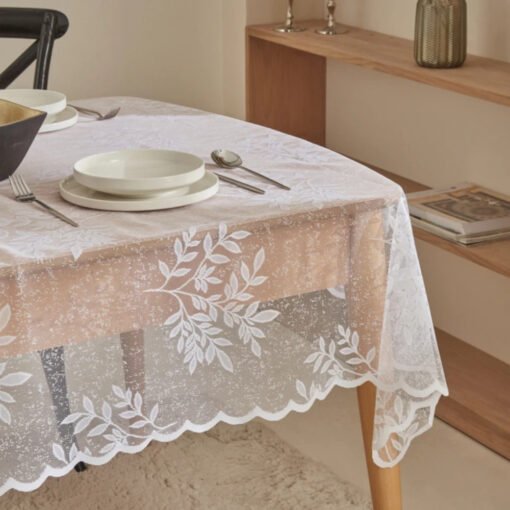 Karaca Home Hessa Tablecloth [White], 200.22.11.0397