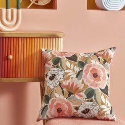 Karaca Home Fleur Patterned Cushion 40x40cm, 200.22.14.0499