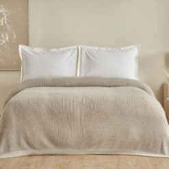 Karaca Home Cool Touch Double Knitted Blanket [Grey], 200.22.14.0756