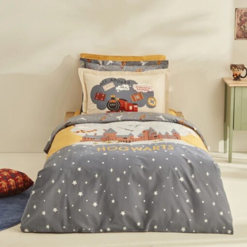 Karaca Home Harry Potter Hogwarts Single Duvet Cover Set, 203.08.01.0020
