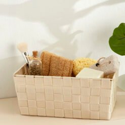 Karaca Home Vivian Beige Storage Basket – 30x20x13 cm, 300.21.02.0269