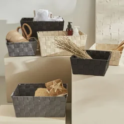 Alternative view of Karaca Home Vivian Beige Storage Basket – 30x20x13 cm, 300.21.02.0269