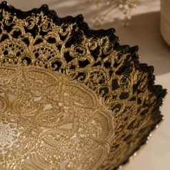 Alternative view of Karaca Home Kashida Gold Decorative Plate 34 cm, 300.22.02.0440