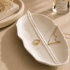 Karaca Home Leaf White Decorative Plate , 300.23.01.0317