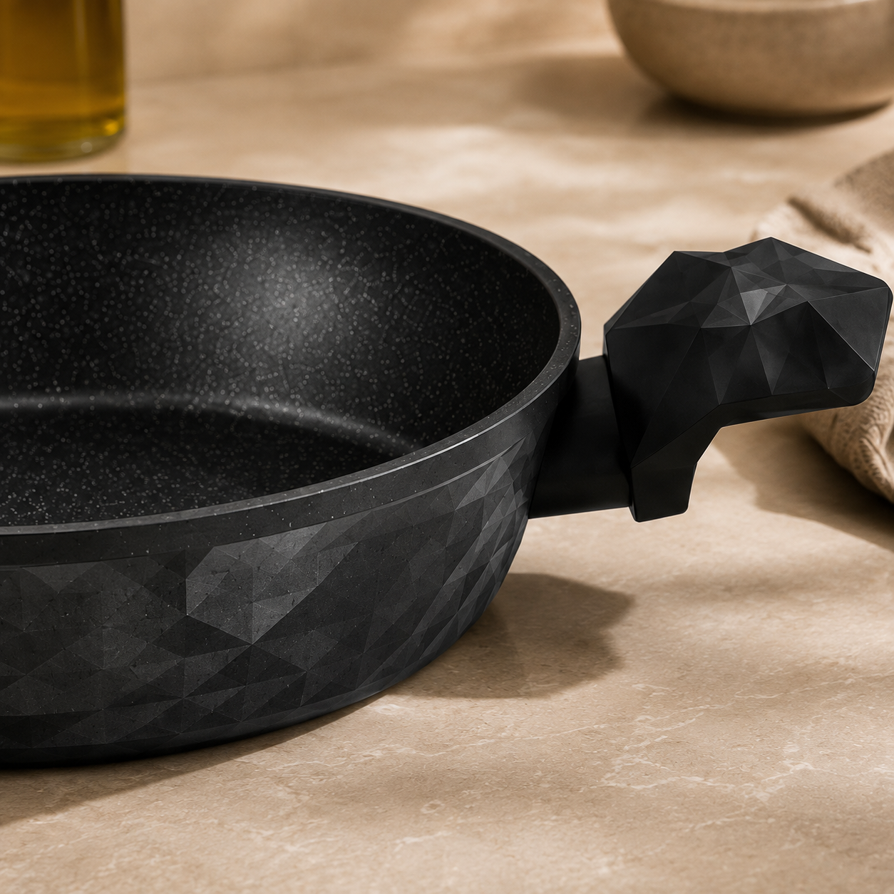 Karaca BioDiamond Antibacterial Frying Pan 20 cm, 153.03.08.0417 2 Karaca BioDiamond Antibacterial Frying Pan 20 cm, 153.03.08.0417 - Image 2