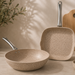 Alternative view of Karaca Biogranit Nare Wok & Grill Pan Set, 153.09.01.6435