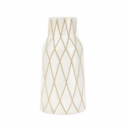 Alternative view of Karaca Home Mosaic Vase 32 cm – White, 300.23.01.0305