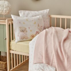 Alternative view of Karaca Home Little Honey Knitted Blanket 100 × 120 cm – Pink, 200.22.11.0083