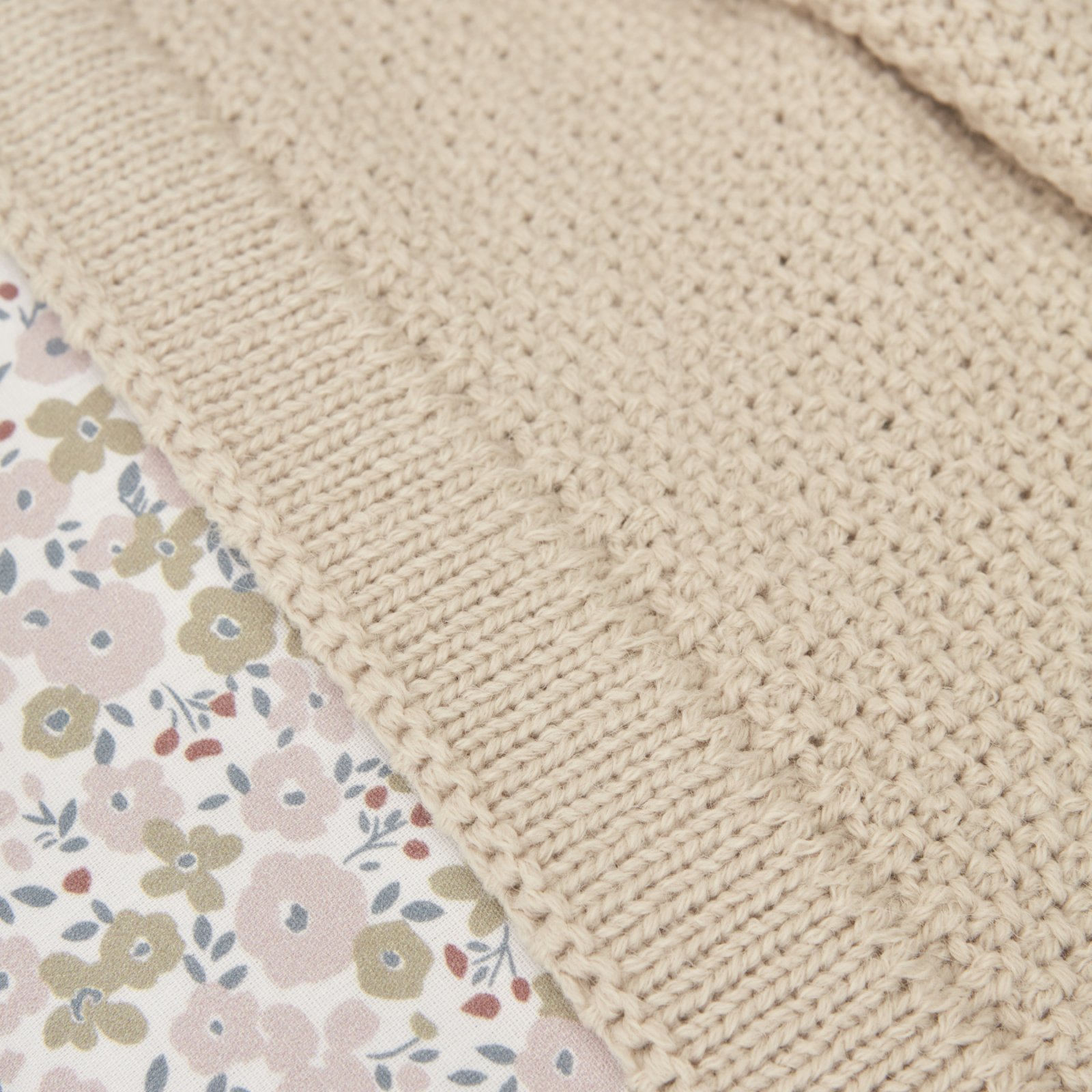 Karaca Home Little Honey Knitted Blanket 100 ? 120 cm ? Beige, 200.22.11.0085 3 Karaca Home Little Honey Knitted Blanket 100 ? 120 cm ? Beige, 200.22.11.0085 - Image 3