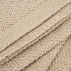Alternative view of Karaca Home Little Honey Knitted Blanket 100 × 120 cm – Beige, 200.22.11.0085