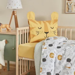 Karaca Home Baby Tiger Duvet Cover Set, 200.22.12.0080