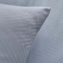 Alternative view of Karaca Home Sion 100% Cotton Jacquard Satin King Size Duvet Cover Set – Blue, 200.22.12.0110