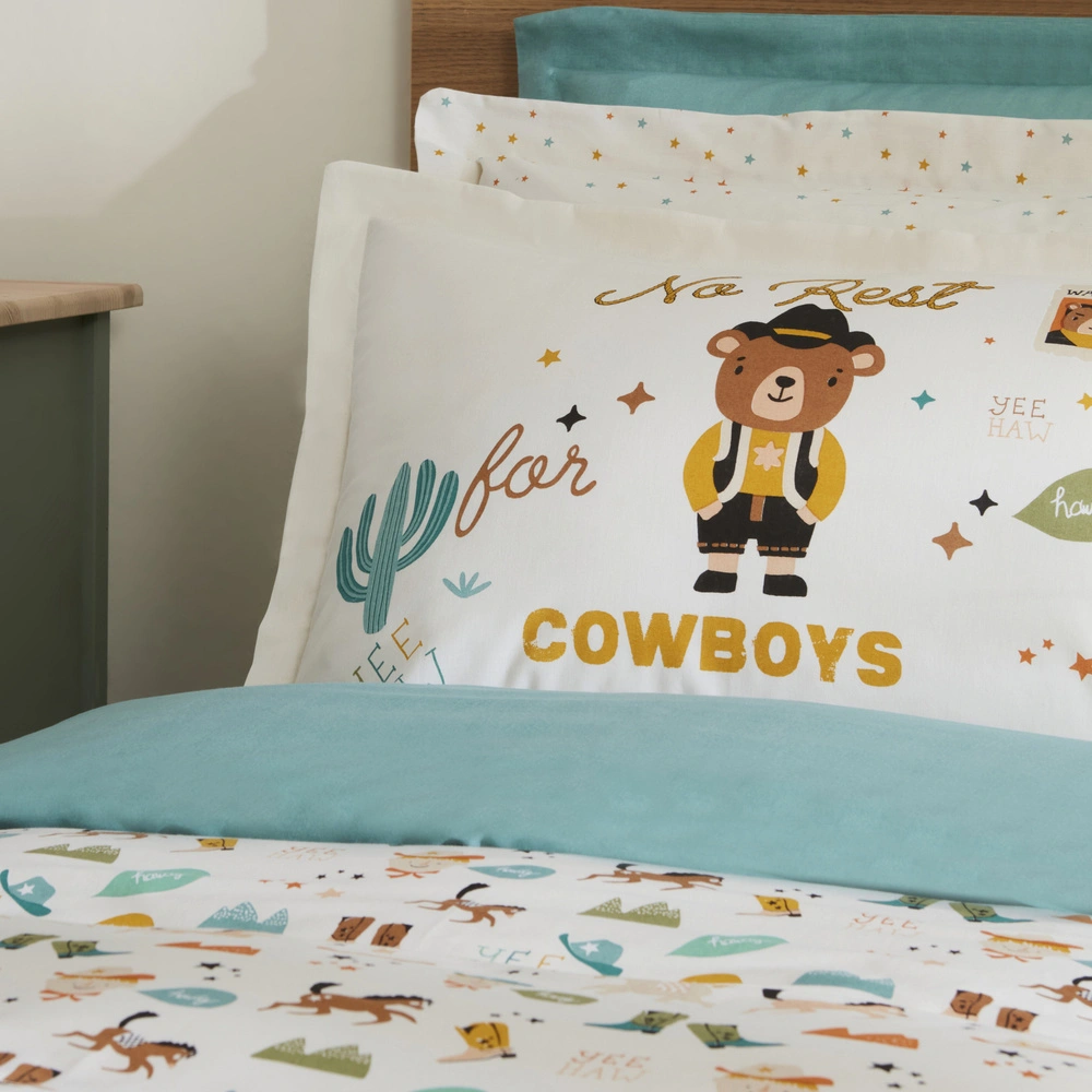 Karaca Home Young Cowboys 3-Piece Single Duvet Cover Set | 100% Cotton, 8680214366226 4 Karaca Home Young Cowboys 3-Piece Single Duvet Cover Set | 100% Cotton, 8680214366226 - Image 4