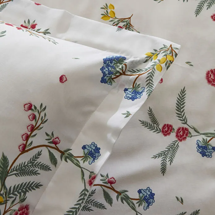 Karaca Home Dina 100% Cotton Double Duvet Cover Set – White Floral, 8680214366424 7 Karaca Home Dina 100% Cotton Double Duvet Cover Set – White Floral, 8680214366424 - Image 7