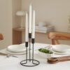 Karaca Home Siela 3 Candlestick [Black], 8680214382660
