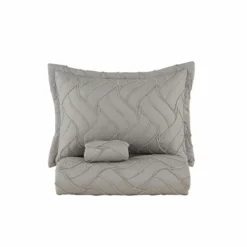 Alternative view of Karaca Home Vega Double Bedspread Set – Grey, 8680214386682