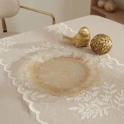 Karaca Home Gemma Decorative Plate Amber, 8680214386736