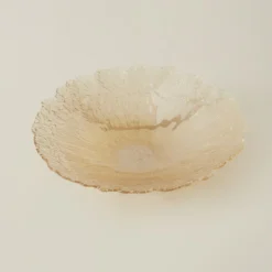 Karaca Home Gemma Decorative Medium Bowl Amber, 8680214386743