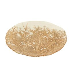 Karaca Home Autumn Decorative Plate [Gold], 8680214386750