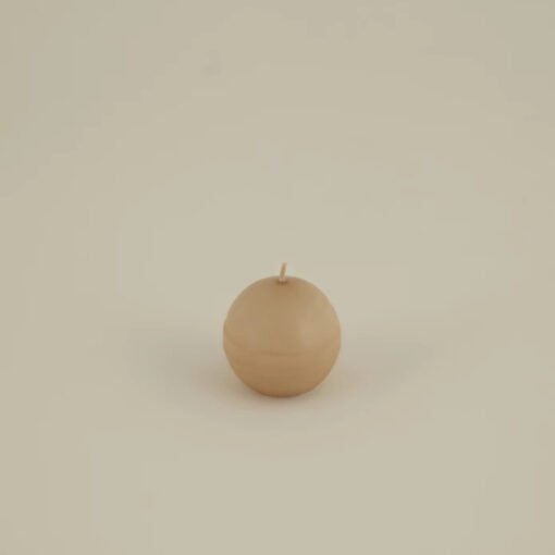 Karaca Home Ball Candle Ecru 6cm, 8680214388495