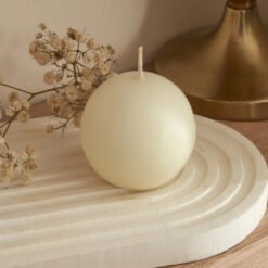 Karaca Home Ball Candle 6cm [Beige], 8680214388518