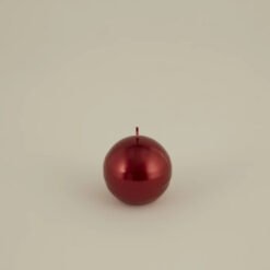 Karaca Home Ball Candle 7cm [Red], 8680214388532