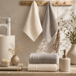 Karaca Home Karin 4-Piece Face Towel Set, 8680214389096