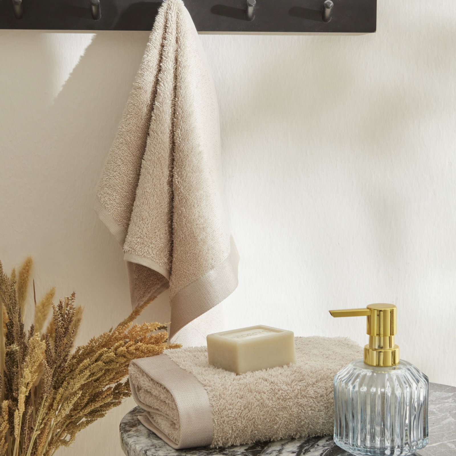 Karaca Home Paul 2-Piece Hand & Face Towel Set – Beige, 8680214389157 1 Karaca Home Paul 2-Piece Hand & Face Towel Set – Beige, 8680214389157