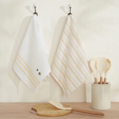 Karaca Home Bee 2-Pack Kitchen Towels, 8680214389263
