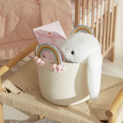 Karaca Home Baby Rainbow Handled Organizer – White | 21x21 cm, 8680214389386