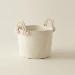 Alternative view of Karaca Home Baby Rainbow Handled Organizer – White | 21x21 cm, 8680214389386
