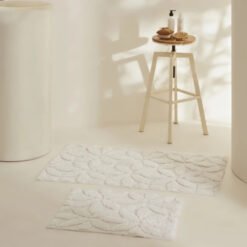 Karaca Home Berlin 2Pcs Bath Mat Ecru, 8680214393932