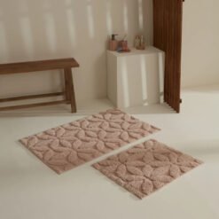 Karaca Home Berlin 2Pcs Bath Mat Powder, 8680214393956