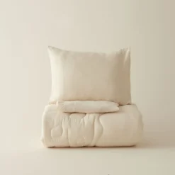 Alternative view of Karaca Home Baby Giraffe Quilted Comfort Set – Soft Beige Yellow, 8680214398043