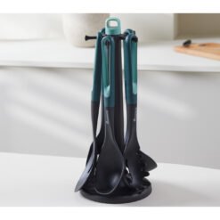 Karaca Marco Green 6-Piece Stand Serving Set, 153.03.08.4383