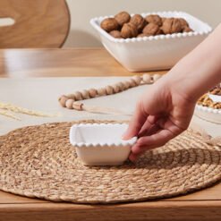 Alternative view of Karaca Carmen Perla Porcelain Snack Bowl – 10 cm, 153.09.01.4040