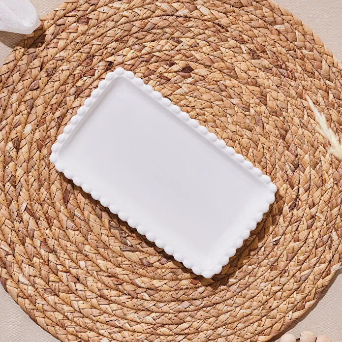 Karaca Carmen Perla Porcelain Boat Plate – 20 cm, 153.09.01.4034 2 Karaca Carmen Perla Porcelain Boat Plate – 20 cm, 153.09.01.4034 - Image 2