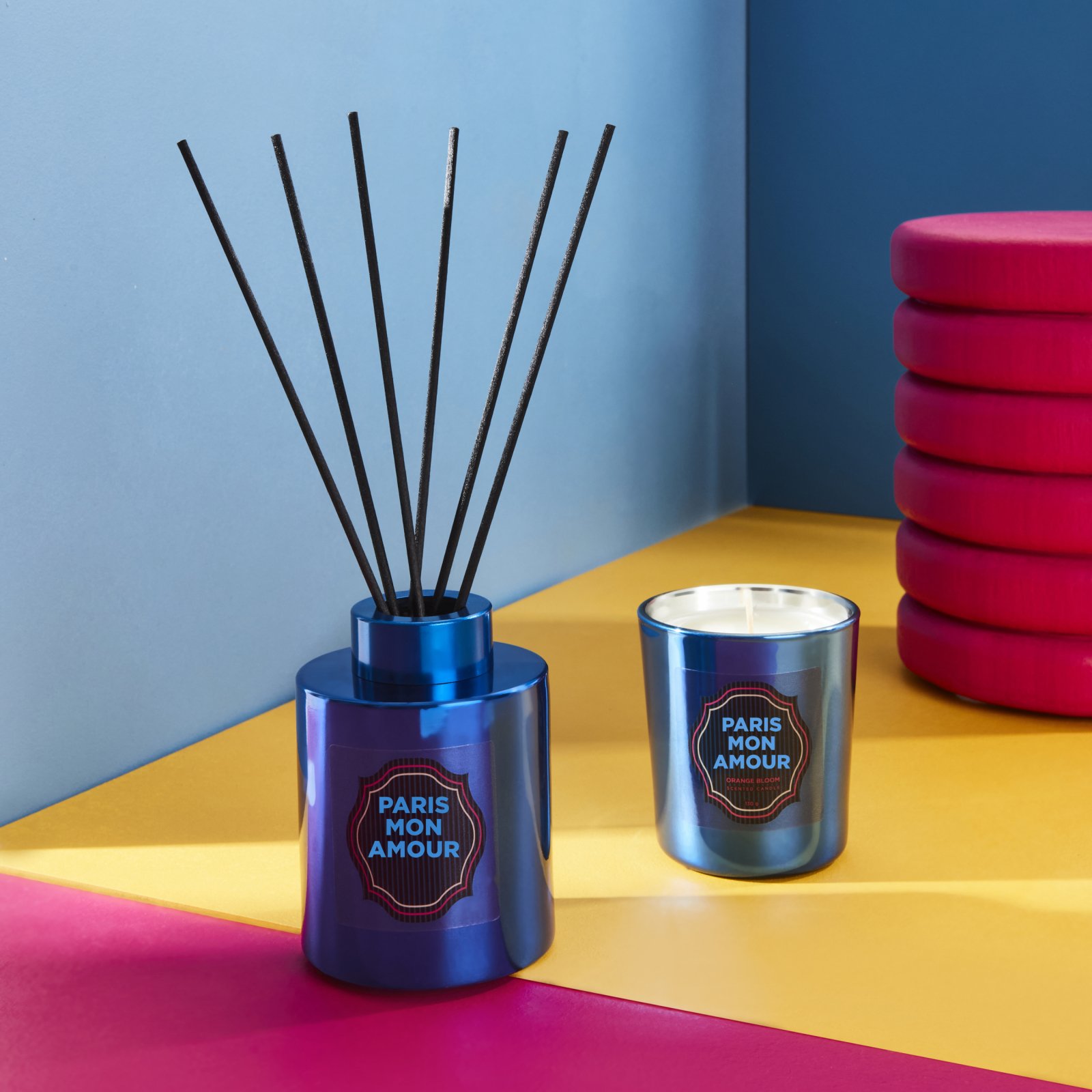 Karaca Home Pop Art Collection Paris Mon Amour Orange Bloom Scented Candle, 153.09.01.5948 3 Karaca Home Pop Art Collection Paris Mon Amour Orange Bloom Scented Candle, 153.09.01.5948 - Image 3