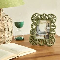 Karaca Home Boho Style Green Photo Frame – 22.5 x 18 cm, 153.09.01.7035