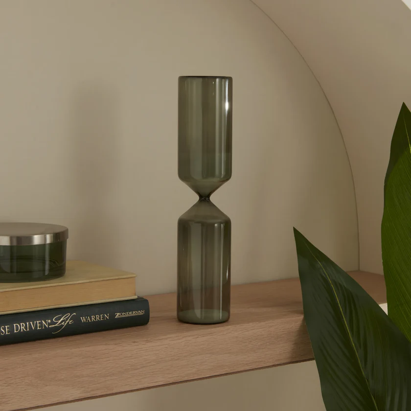Karaca Home Sphere 30-Minute Hourglass – Anthracite (6×27 cm), 153.09.01.8602 1 Karaca Home Sphere 30-Minute Hourglass – Anthracite (6×27 cm), 153.09.01.8602