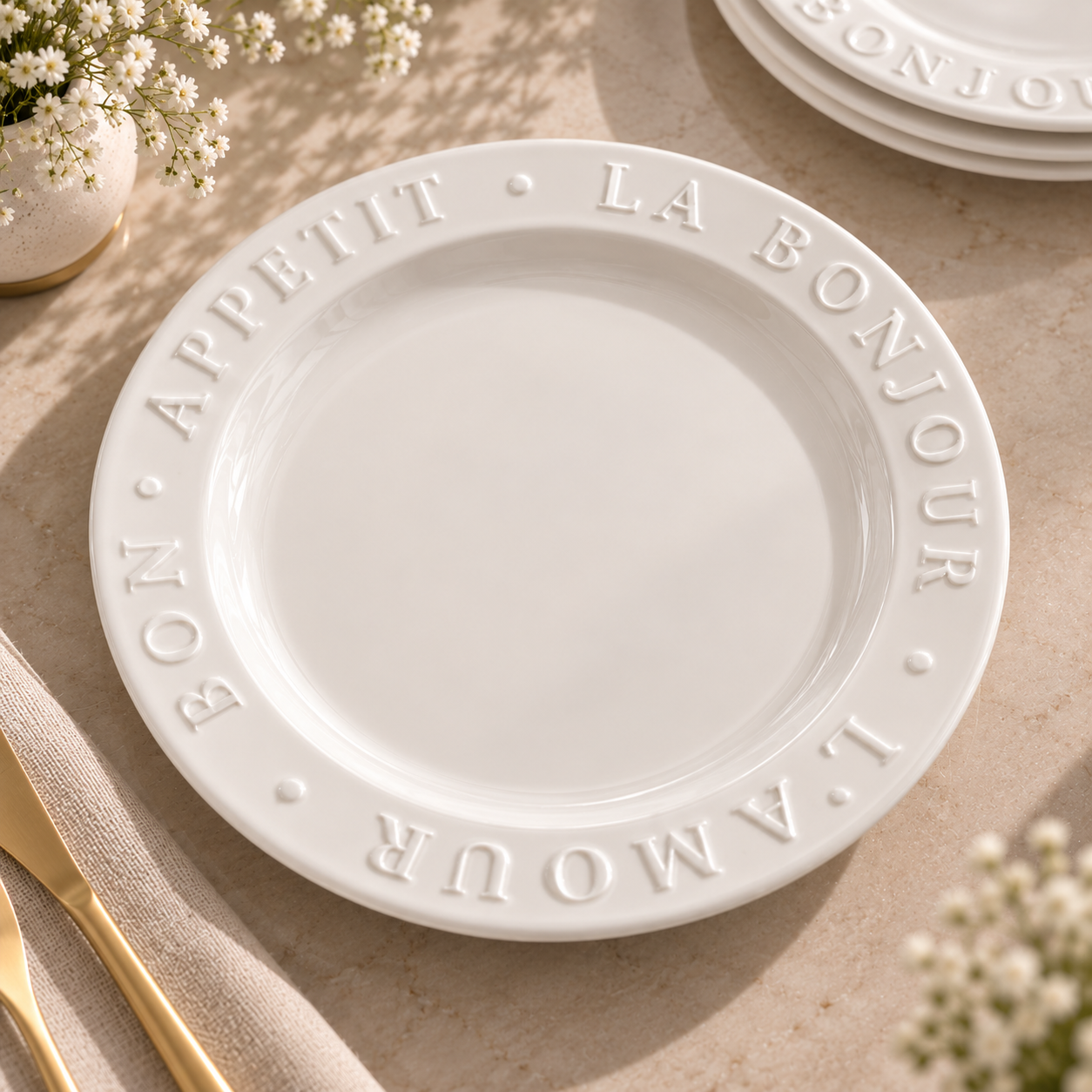 Karaca Amour Cake Set for 6 People 22 cm - Elegant Ceramic Dessert Plate Set, 153.03.06.9662 3 Karaca Amour Cake Set for 6 People 22 cm - Elegant Ceramic Dessert Plate Set, 153.03.06.9662 - Image 3
