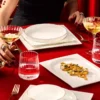 Karaca Red Carpet Collection Fine Pearl Extra Nish 62-Piece Dinner Set for 12 People, Platinum White, 153.03.08.4326 15 9803125587998