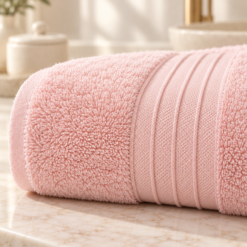 Alternative view of Karaca Home Aquasoft 100% Cotton Bath Towel – Powder Pink | 85 × 150 cm, 200.20.01.0655