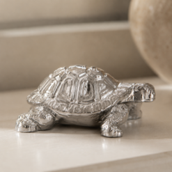 Karaca Home Tiny Turtle Decorative Object – Silver, 8680214382639