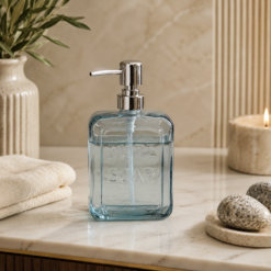 Karaca Home Sharona Blue Liquid Soap Dispenser – 350 ml, 153.09.01.5199